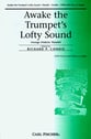 Awake the Trumpets Lofty So SATB choral sheet music cover